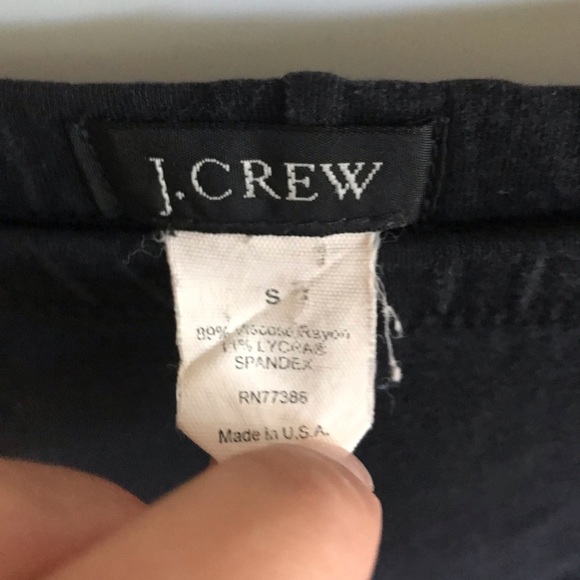 J. Crew black straight maxi skirt, stretchy & soft maxi skirt size Small column - Picture 3 of 4